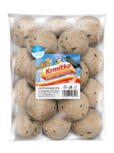 Lojosemenná koule 90 g (Krmítko) 20 ks