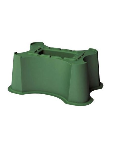 Podstavec pod sud na vodu hranatý zelený plast