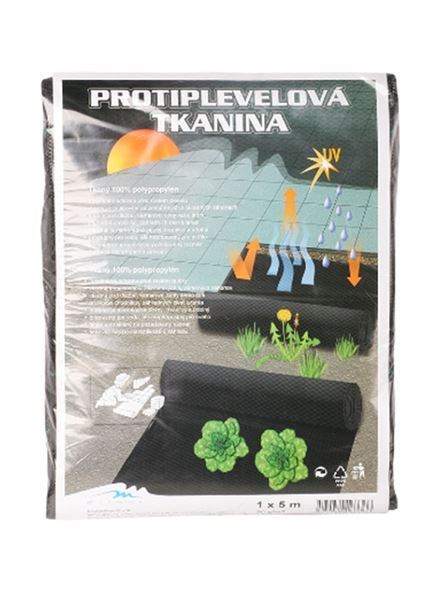 Textílie tkaná 90gr černá (AgroCS) 1 x 5 m