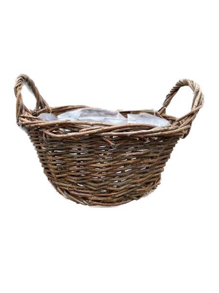 Květináč dekorační PROUTÍ ošatka proutí přírodní 20 cm