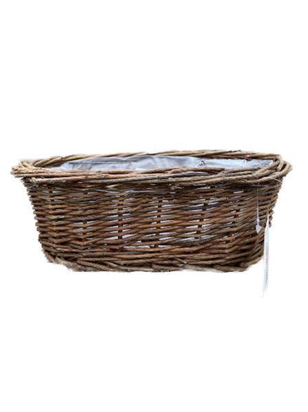 Květináč dekorační PROUTÍ ovál proutí přírodní 30 cm