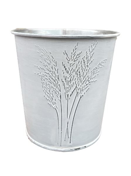 Květináč dekorační TRÁVA plech 13 cm