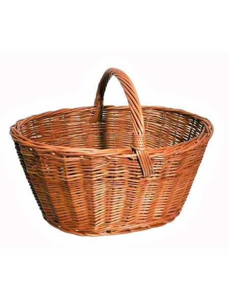 Košík z vrbového proutí velký