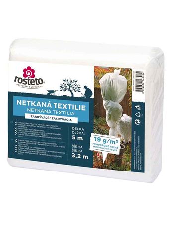 Textílie netkaná 19gr bílá (Rosteto Neotex)  3,2 x 5 m