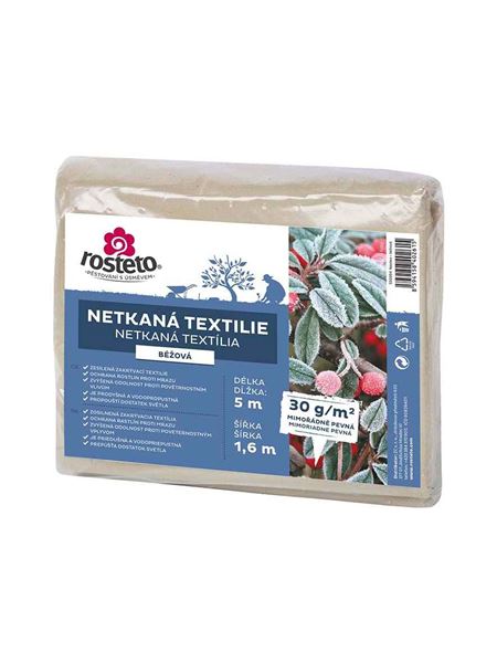 Textílie netkaná 30gr béžová (Rosteto Neotex)  1,6 x 5 m