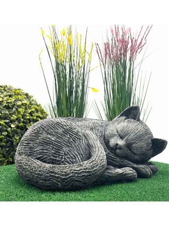 Figurka 360 Spící kocour beton 24 cm