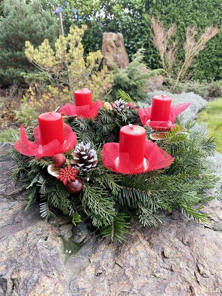 věnec adventní, 4 svíčky