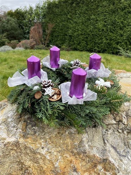 věnec adventní, 4 svíčky