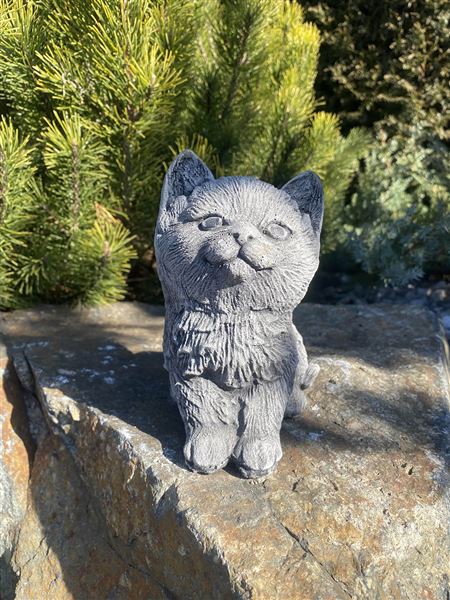 figurka 358 Koťátko sedící Kitty beton 17 cm