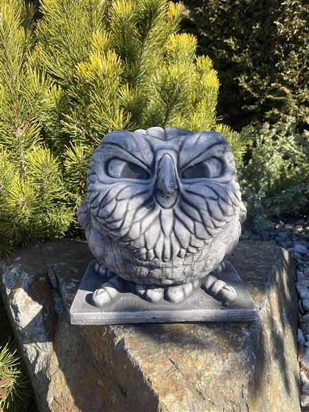 figurka 369 Soví mládě beton 22 cm