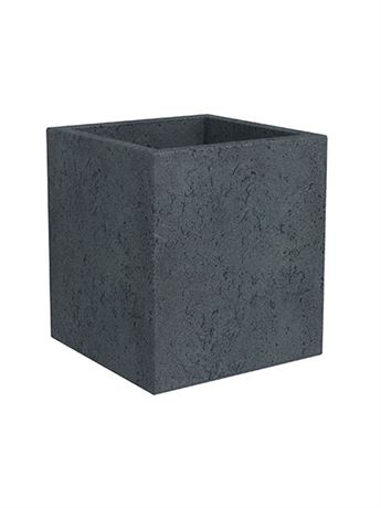 květináč Stony Black 30 cm