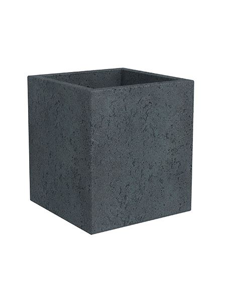květináč Stony Black 30 cm