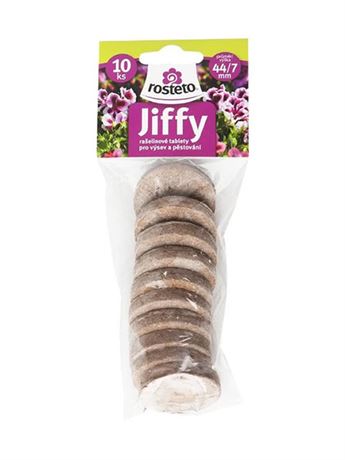 Jiffy rašelinové tablety (Rosteto) JP 41/7 síťka (10 ks)