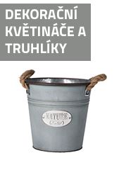 Dekorační květináče a truhlíky